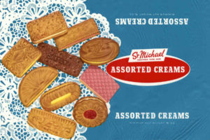 A colour image of biscuit assortment packaging.