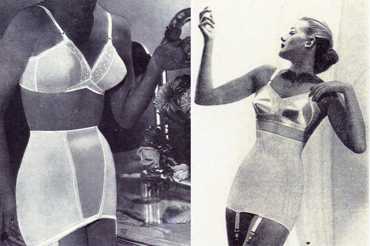 Vintage 1950s Girdle and Bra Sewing Pattern Vintage Shapewear