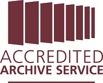 Colour image showing archive accreditation logo