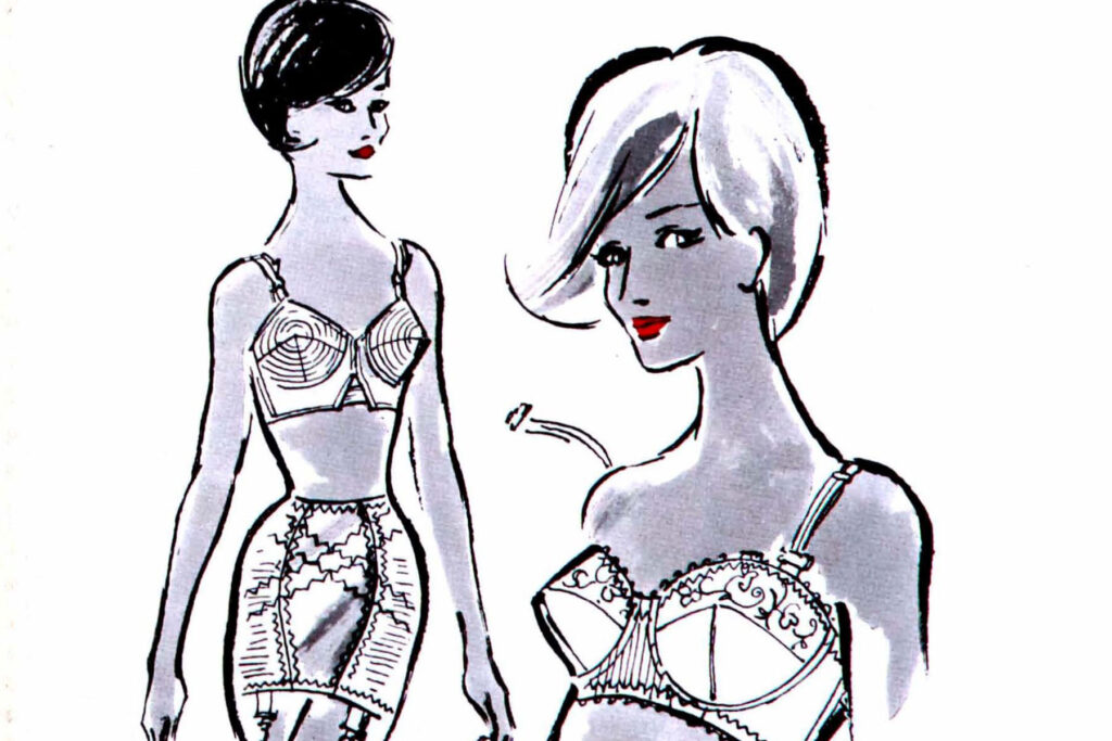 Colour illustration of underwear